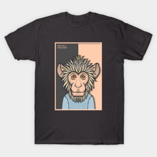 Barbary Macaque Monkey T-Shirt